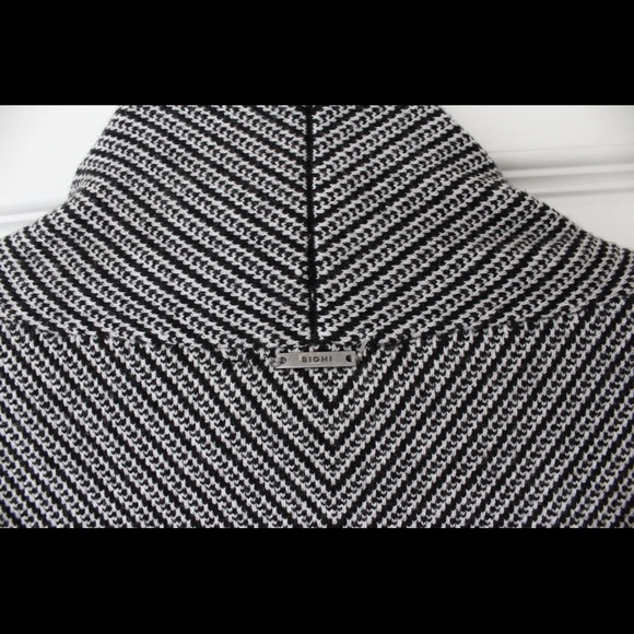 Sioni | long length cardigan chevron - Picture 4 of 6